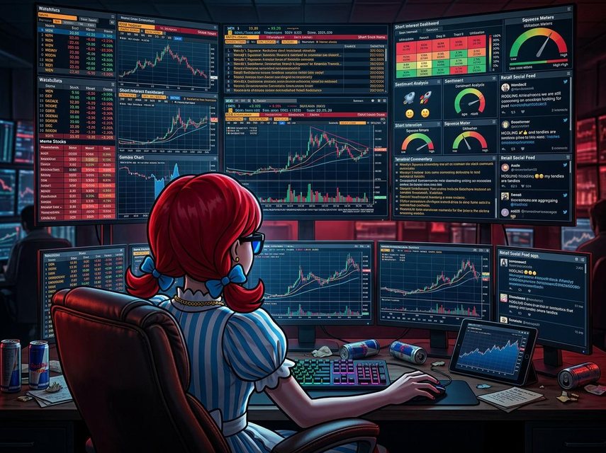 WENDEEZ trading war room dashboard